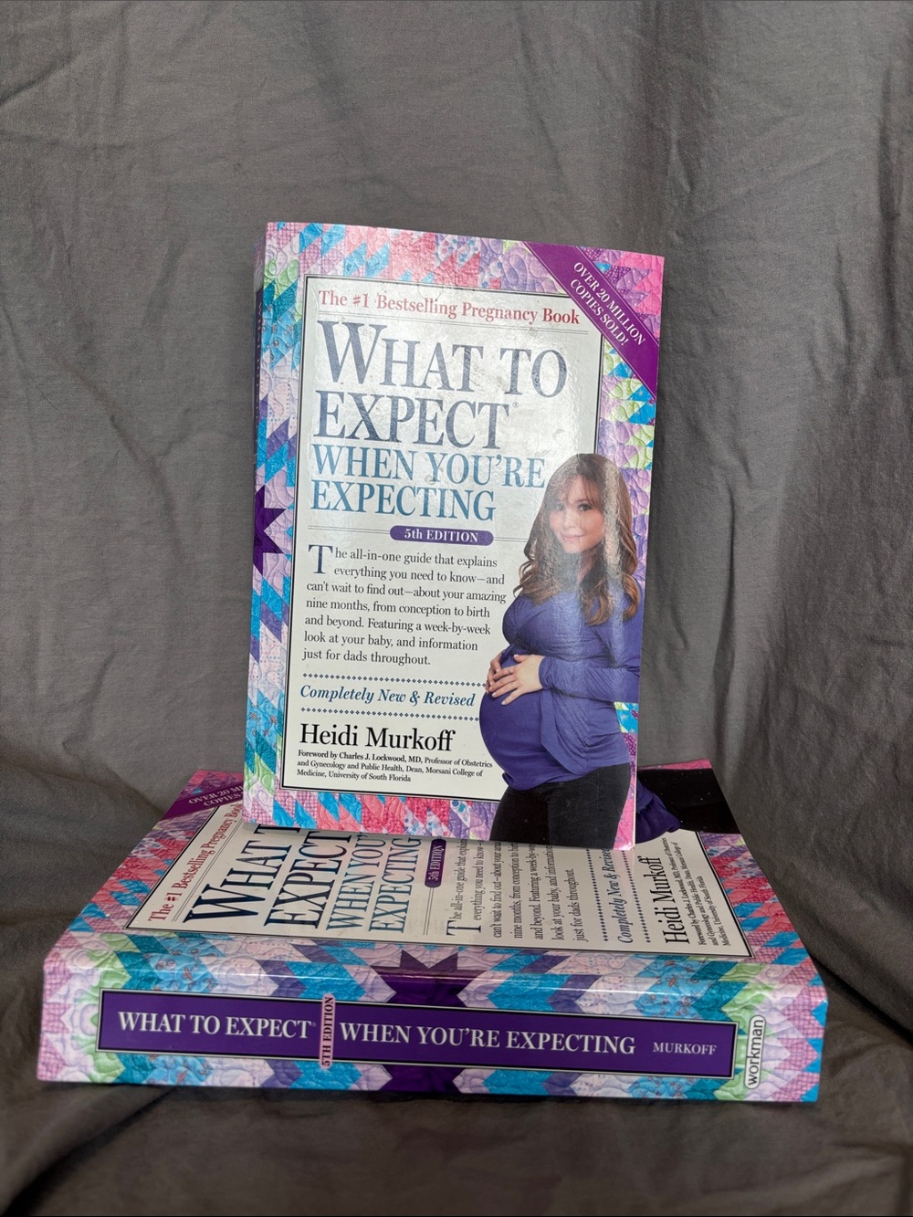 Two Copies - Read together What to Expect When You're Expecting by Heidi Murkoff
